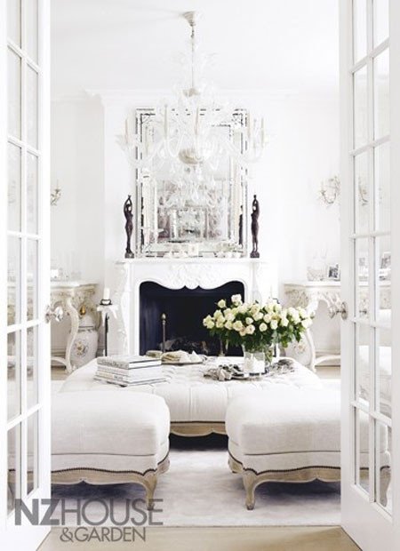 All White Rooms Decorating With the Color White