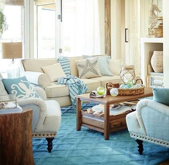 17 Best ideas about Coastal Living Rooms on Pinterest