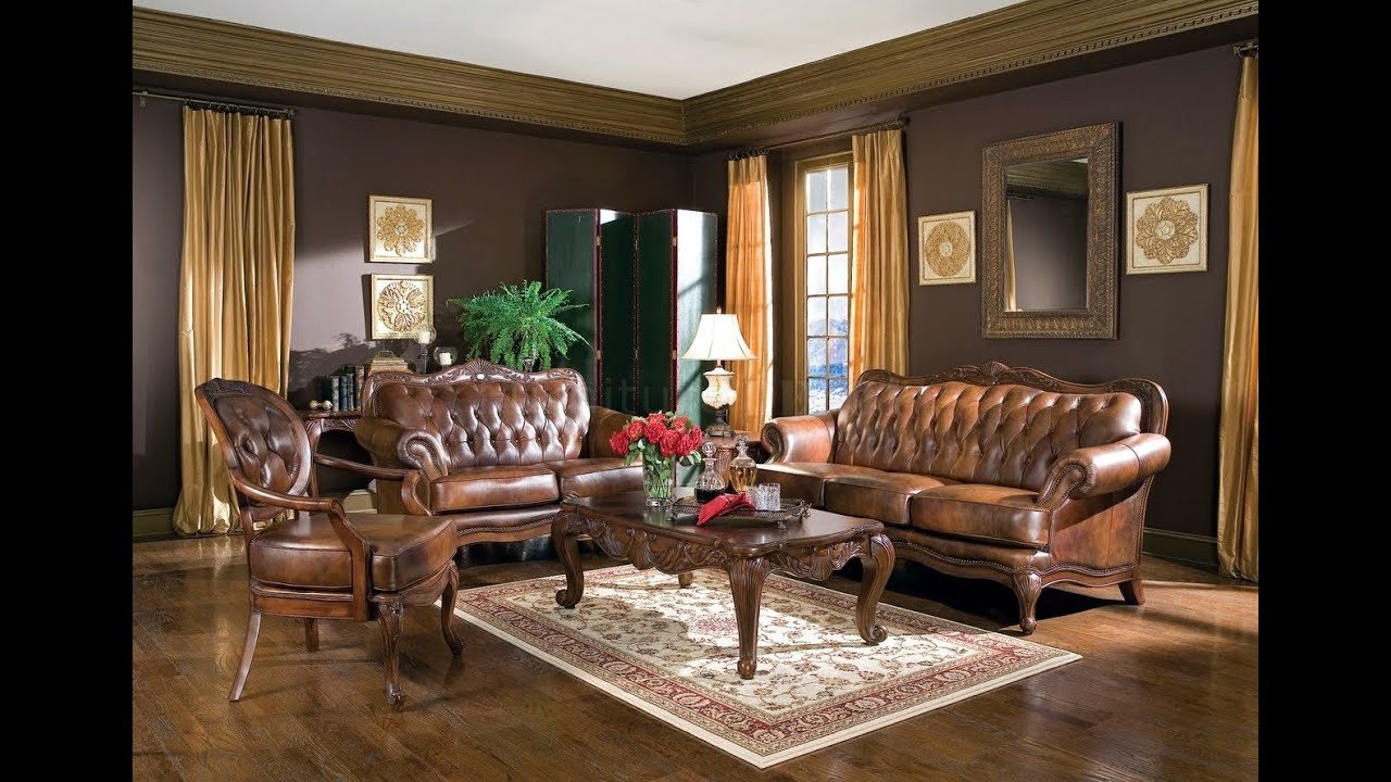 Brown living room furniture ideas