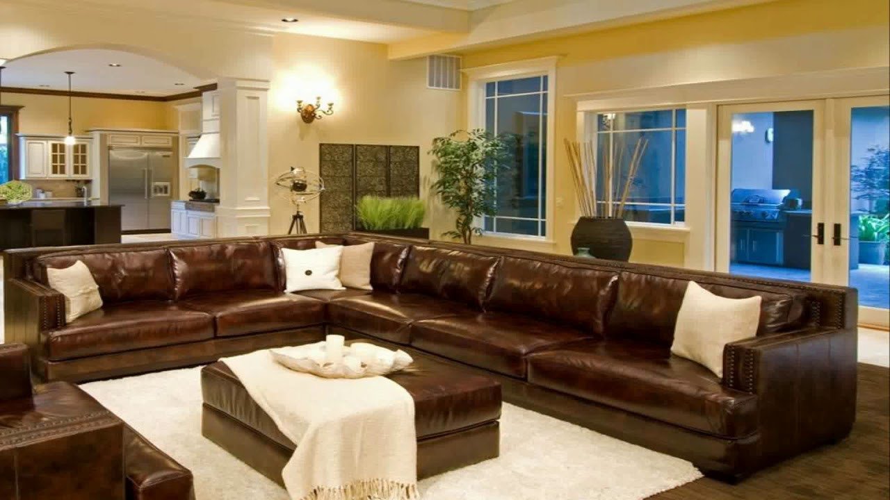 Living Room Decorating Ideas With Brown Leather Sectional