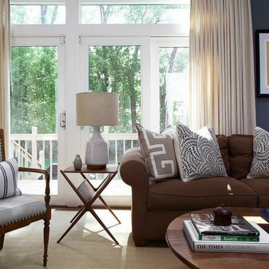 Living Room Design Ideas in Brown and Beige