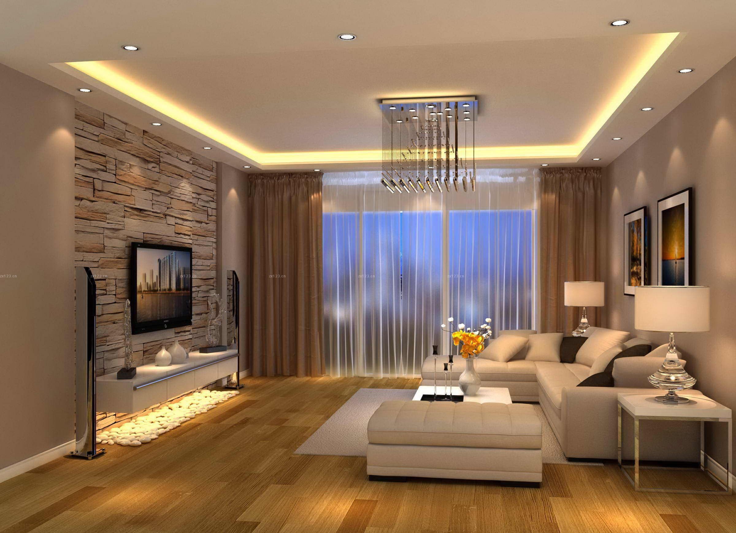 living room decor brown