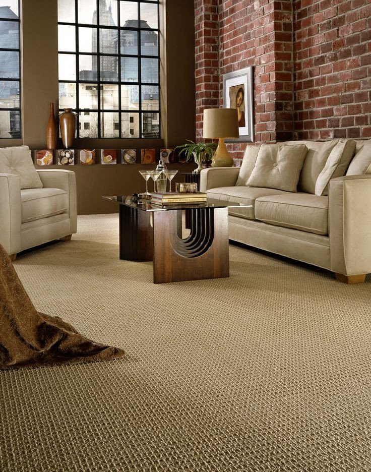 LOOP Stylish grid loop carpet brings softness to
