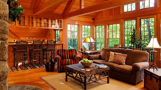 15 Warm and Cozy Country Inspired Living Room Design Ideas