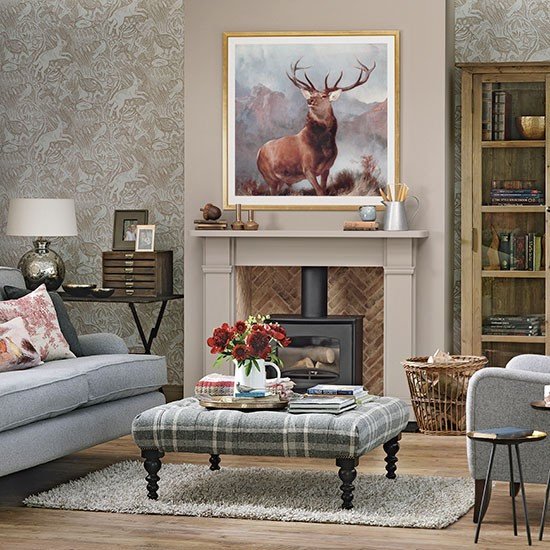 Woodland theme country living room