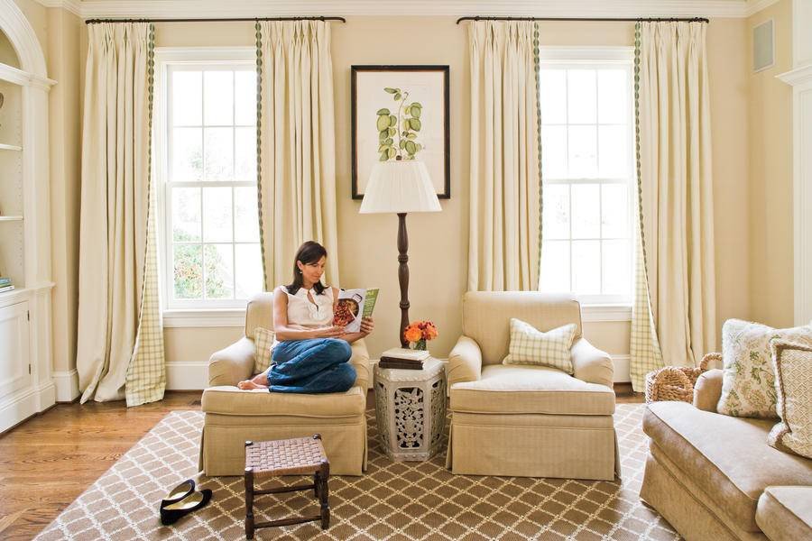 25 Cool Living Room Curtain Ideas For Your Farmhouse