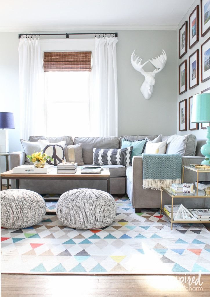 Best 25 Grey sofa decor ideas on Pinterest