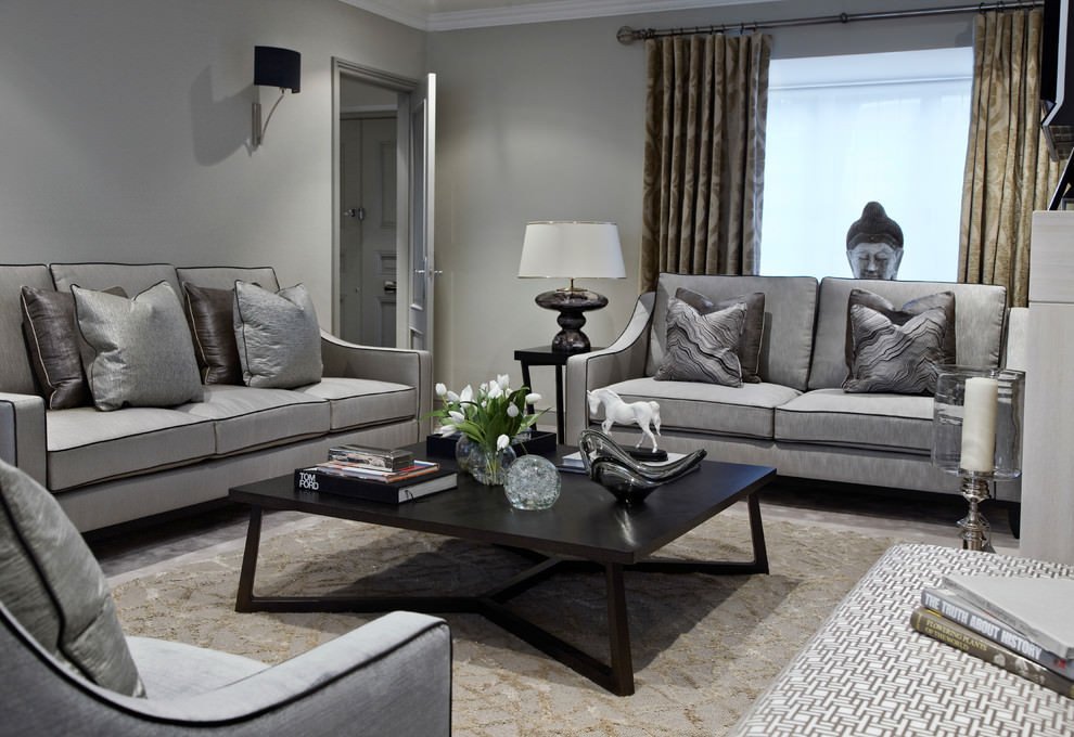 24 Gray Sofa Living Room Designs Decorating Ideas