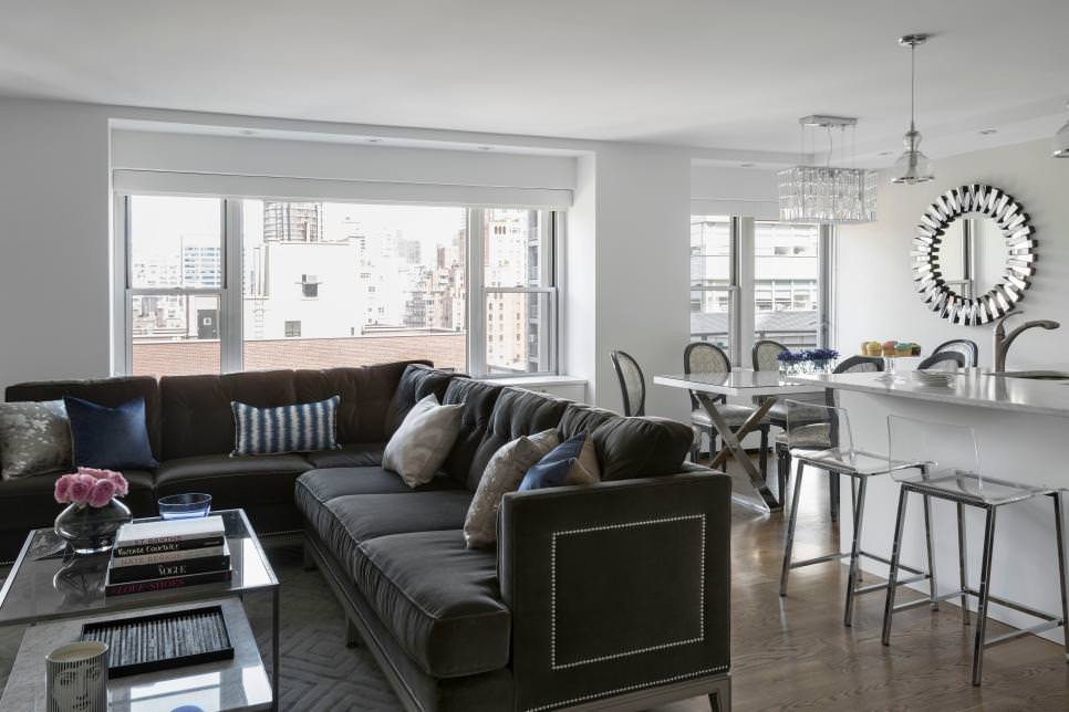 24 Gray Sofa Living Room Furniture Designs Ideas Plans