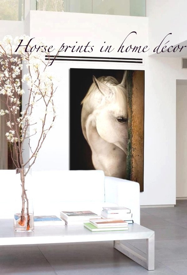 Horse prints in home décor TrendSurvivor