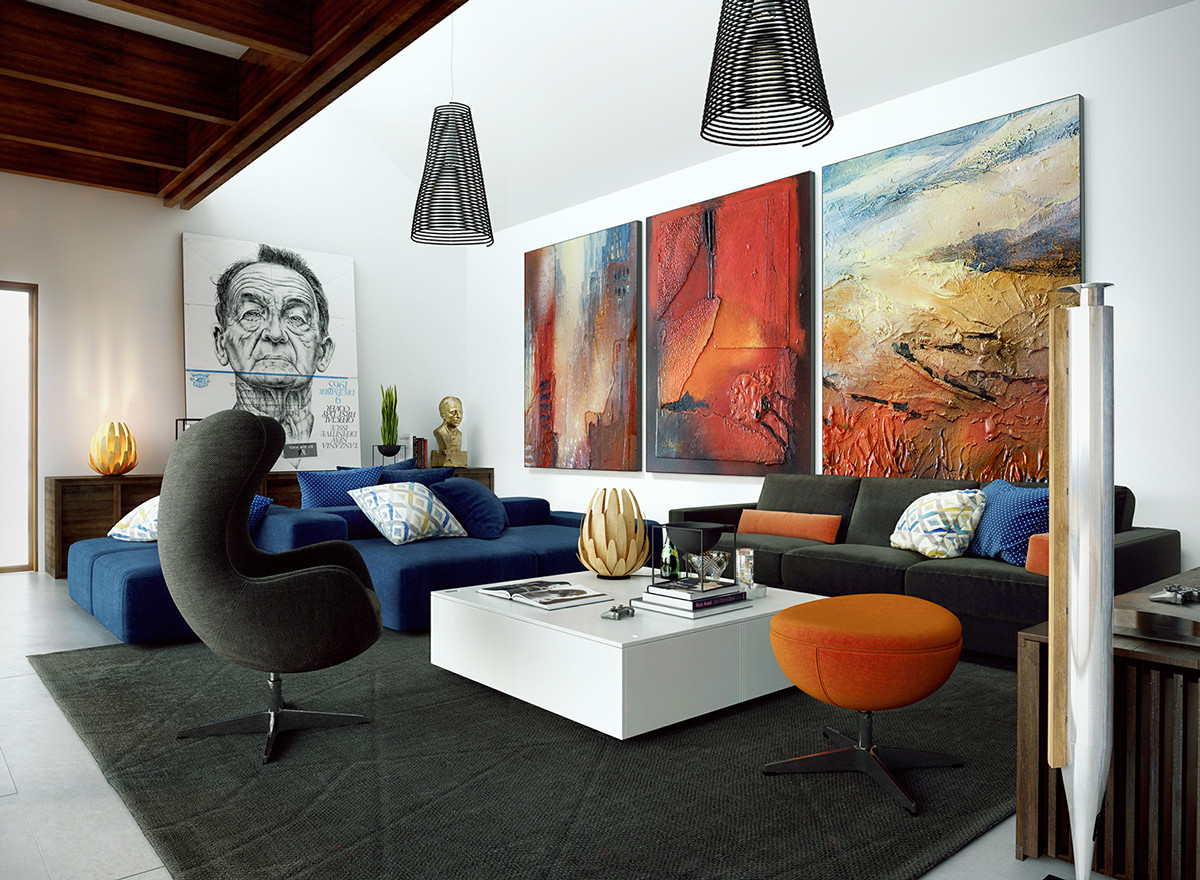 Wall Art For Living Rooms Ideas & Inspiration
