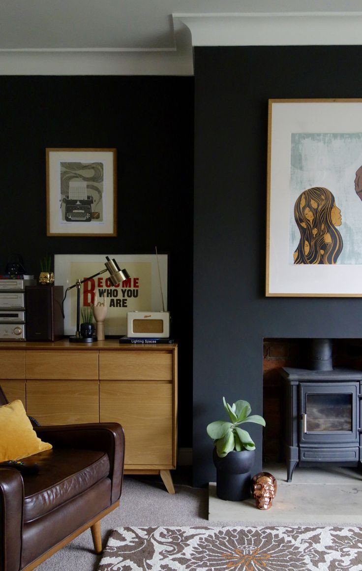 25 best ideas about Black living rooms on Pinterest