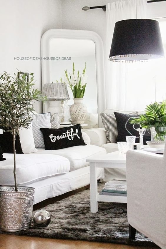 48 Black and White Living Room Ideas Decoholic