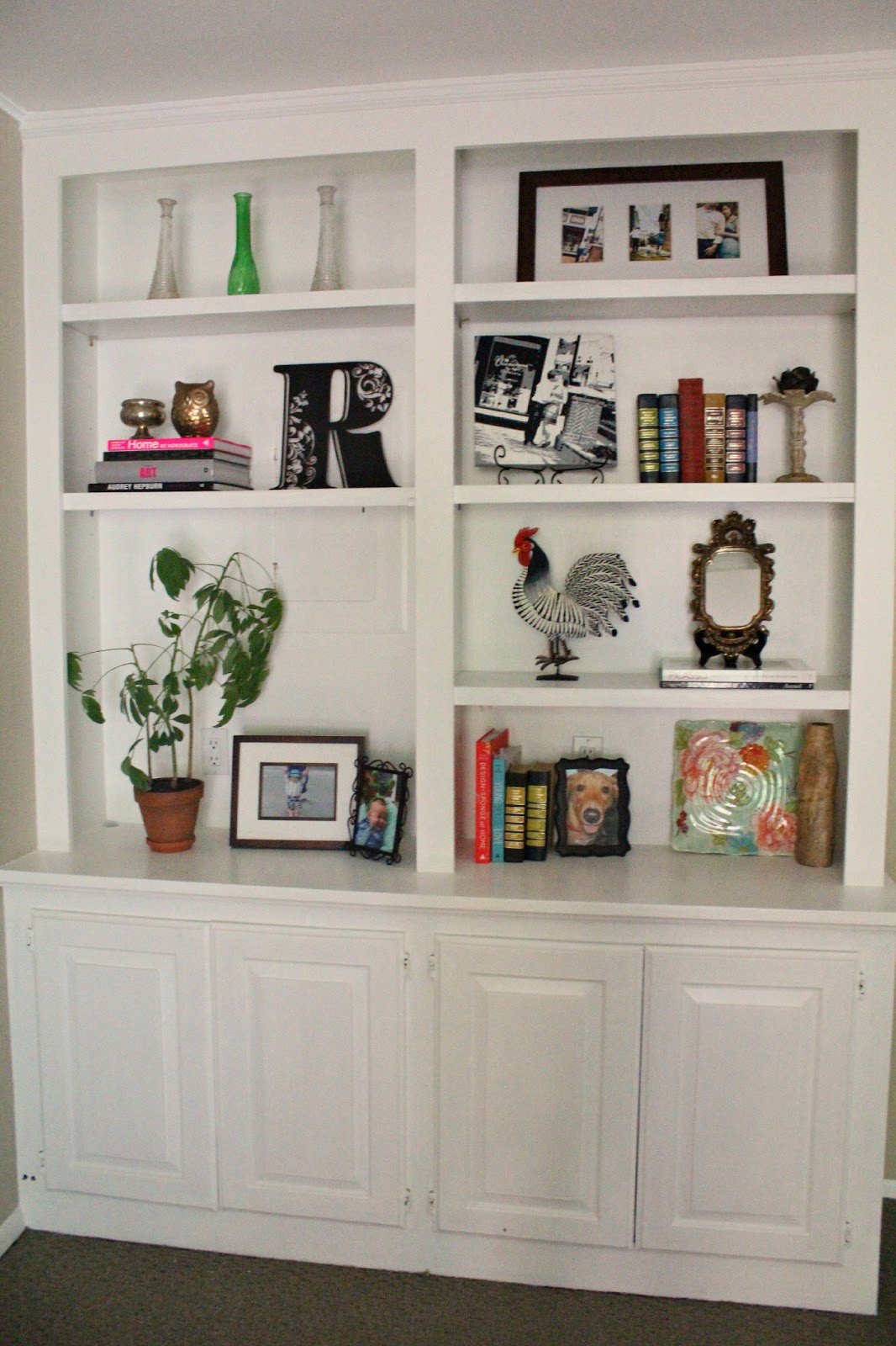 Ten June My Living Room Built In Bookshelves Are Styled