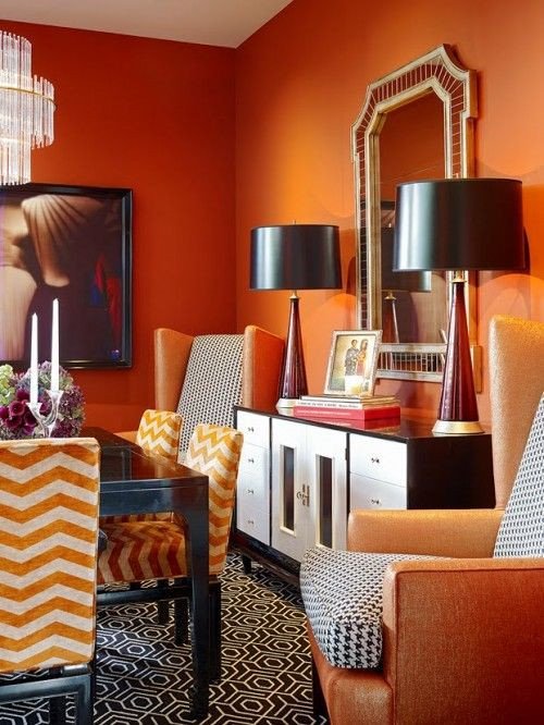Best 25 Orange rooms ideas on Pinterest