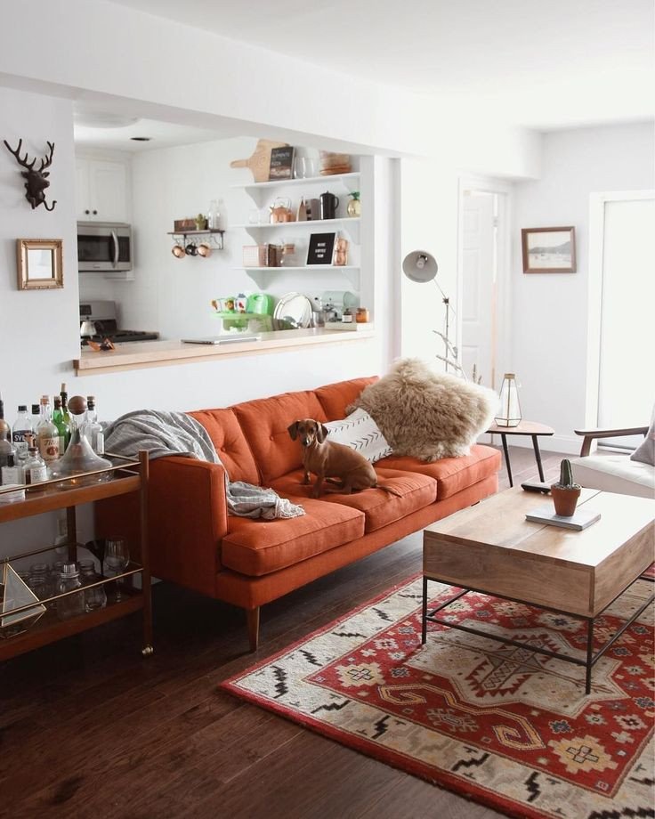 Best 25 Orange sofa ideas on Pinterest