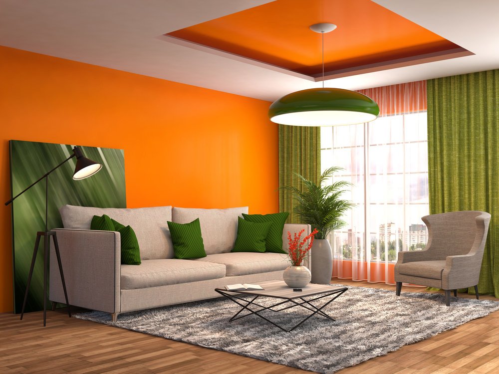 40 Orange Living Room Ideas s