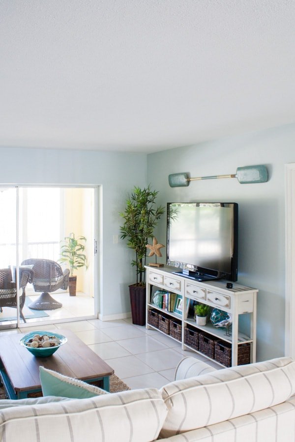 Beach Condo Living Room Decor Before and Afters The