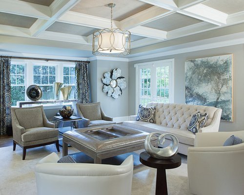 Transitional Family Room Design Ideas & Remodel
