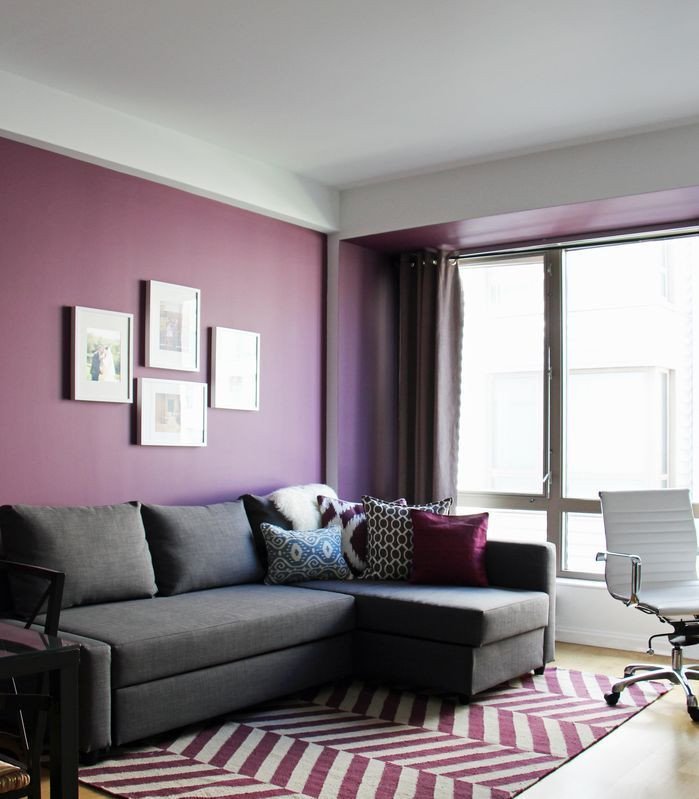 17 Best ideas about Purple Living Rooms on Pinterest