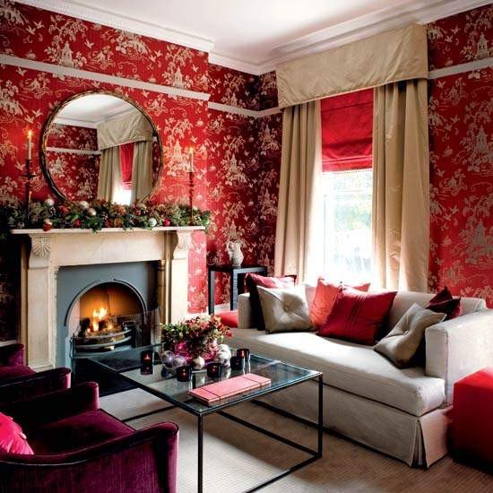 51 Red Living Room Ideas