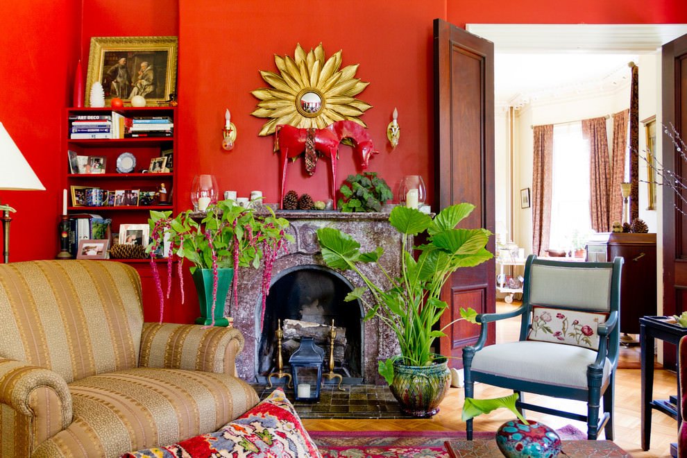 25 Red Living Room Designs Decorating Ideas
