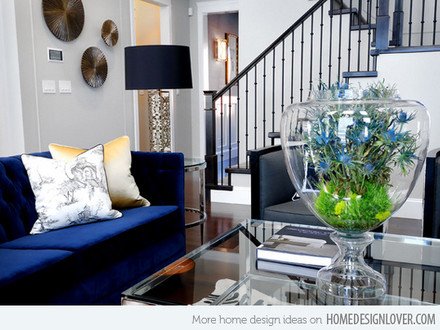 Royal Blue And Brown Living Room Info Home And Furniture