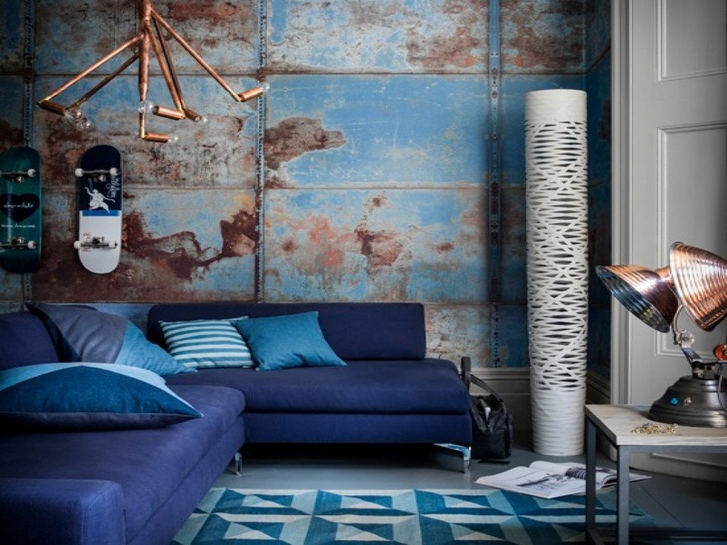 Royal Blue Living Room Contemporary Decorating Ideas Livin c