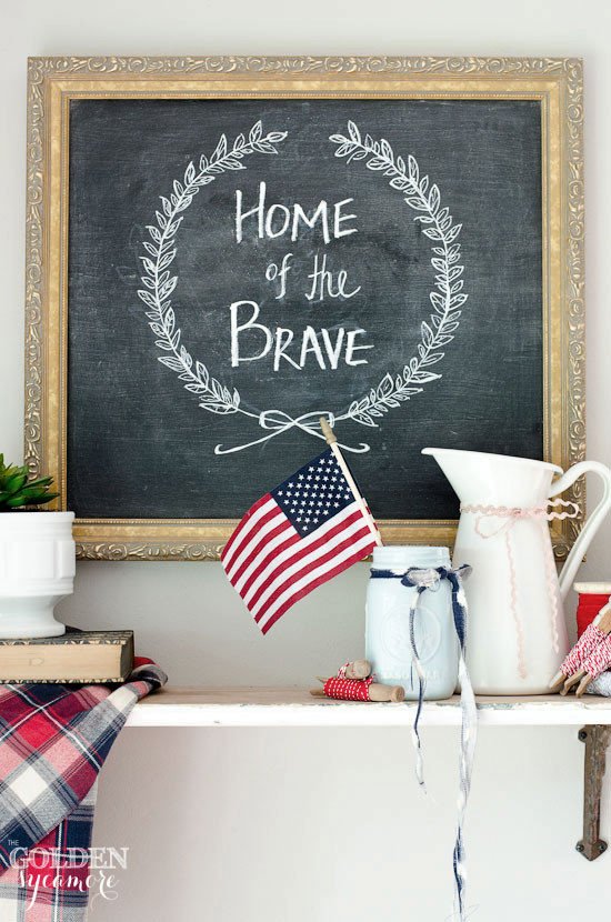 4th Of July Home Decor Luxury 4th Of July Decor the Golden Sycamore