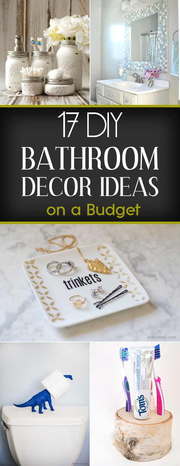 Bathroom Decor On A Budget Unique 17 Diy Bathroom Decor Ideas On A Bud