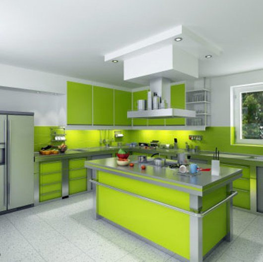Blue and Green Kitchen Decor Best Of Kitchens In Five Colors – Red Yellow White Blue and
