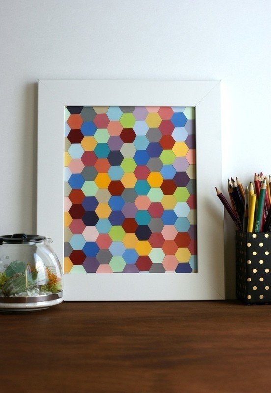 Diy Wall Decor with Pictures Unique Diy Hexagon Framed Art · How to Make Wall Decor · Home Diy On Cut Out Keep