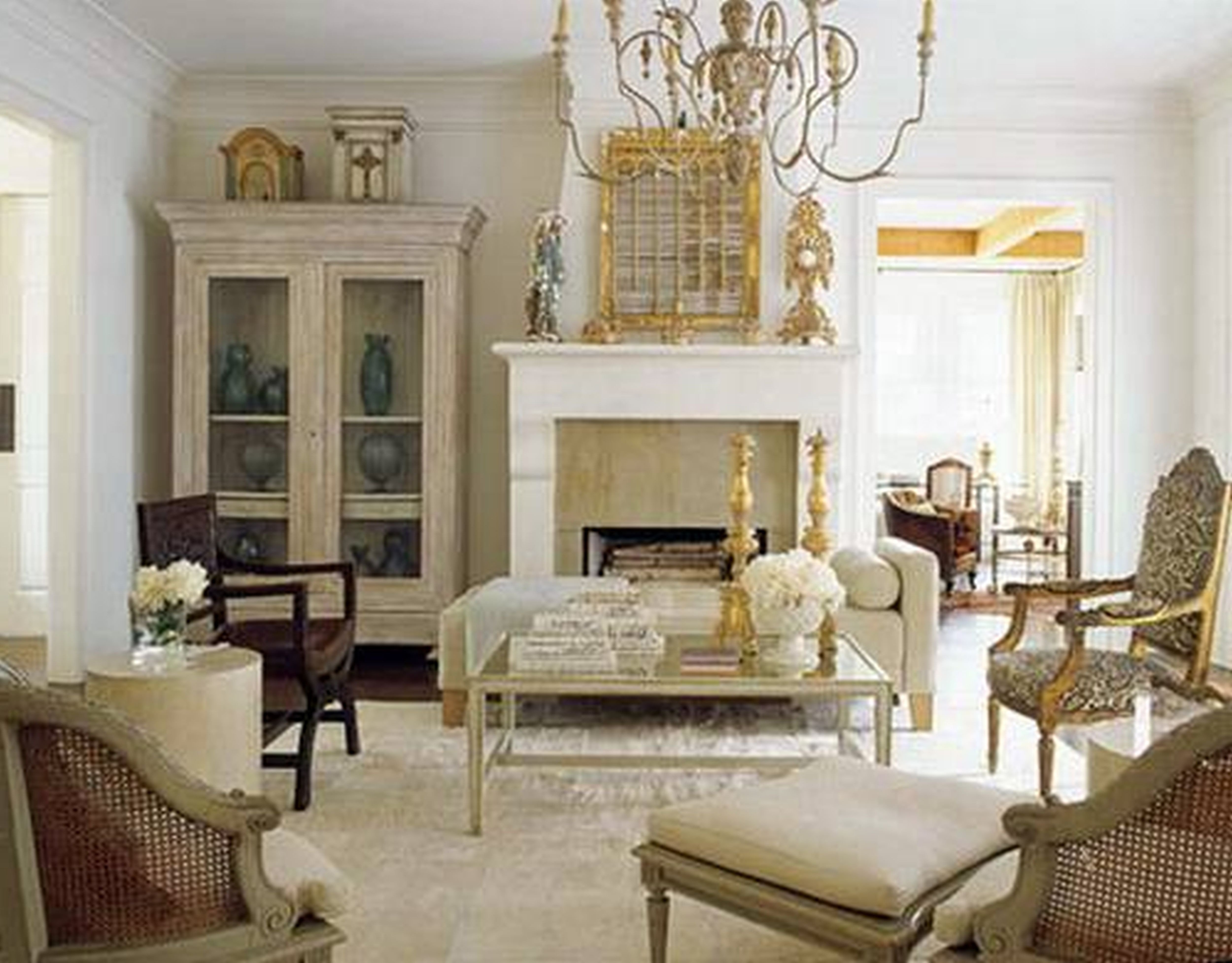 french contemporary living room