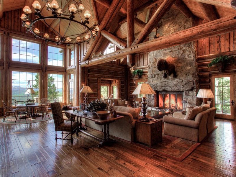 Ranch Style Living Room With Fireplace Ideas