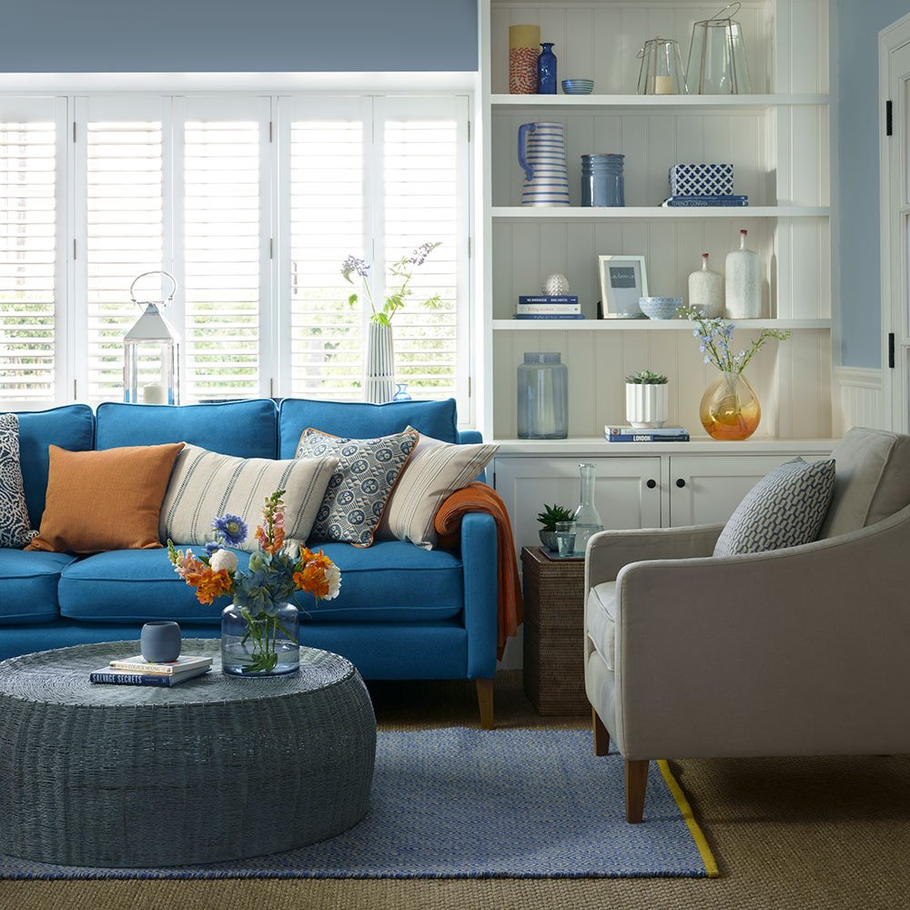 35 Awesome Small Blue Living Room Ideas Findzhome
