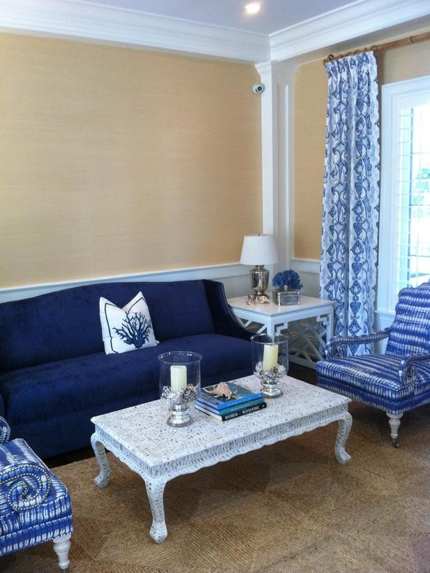 Traditional Blue Living Room Fresh Traditional Blue and White Living Room Designers Portfolio Hgtv Home &amp; Garden Television