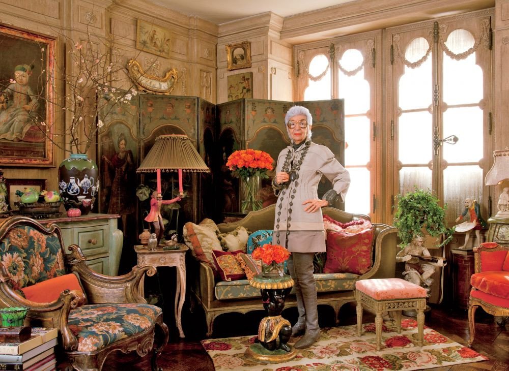 Traditional Living Room Apartment Best Of Traditional Living Room by Iris Apfel by Architectural Digest