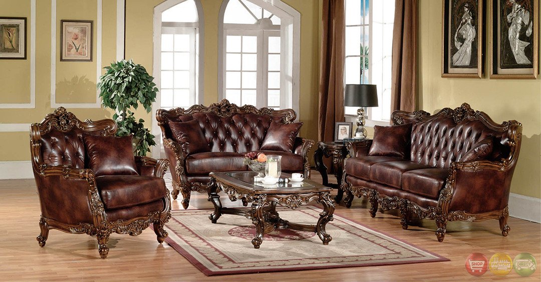 Traditional Living Room Sets Lovely Lilly Traditional Dark Wood formal Living Room Sets with Carved Accents Rpcmo93