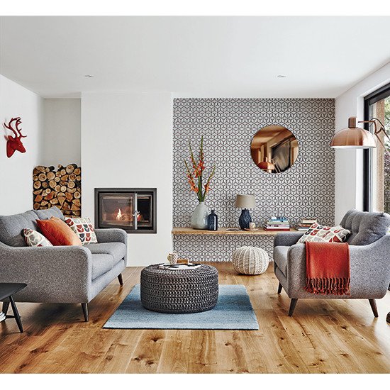 Vintage Contemporary Living Room Elegant Get A Retro Scandi Look On A Bud