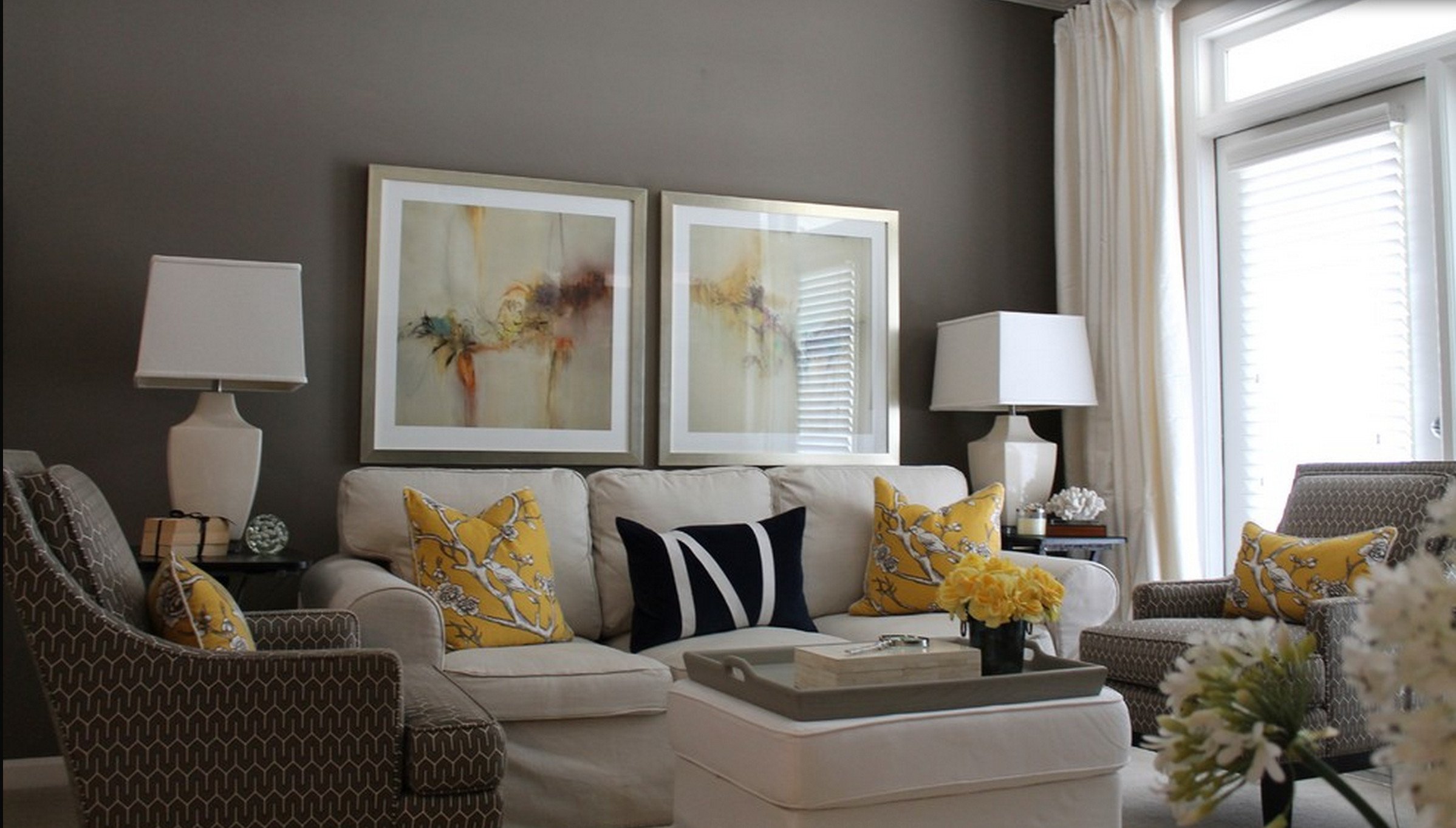 Yellow and Gray Home Decor Beautiful Contemporary Decor Living Room Gray and Yellow