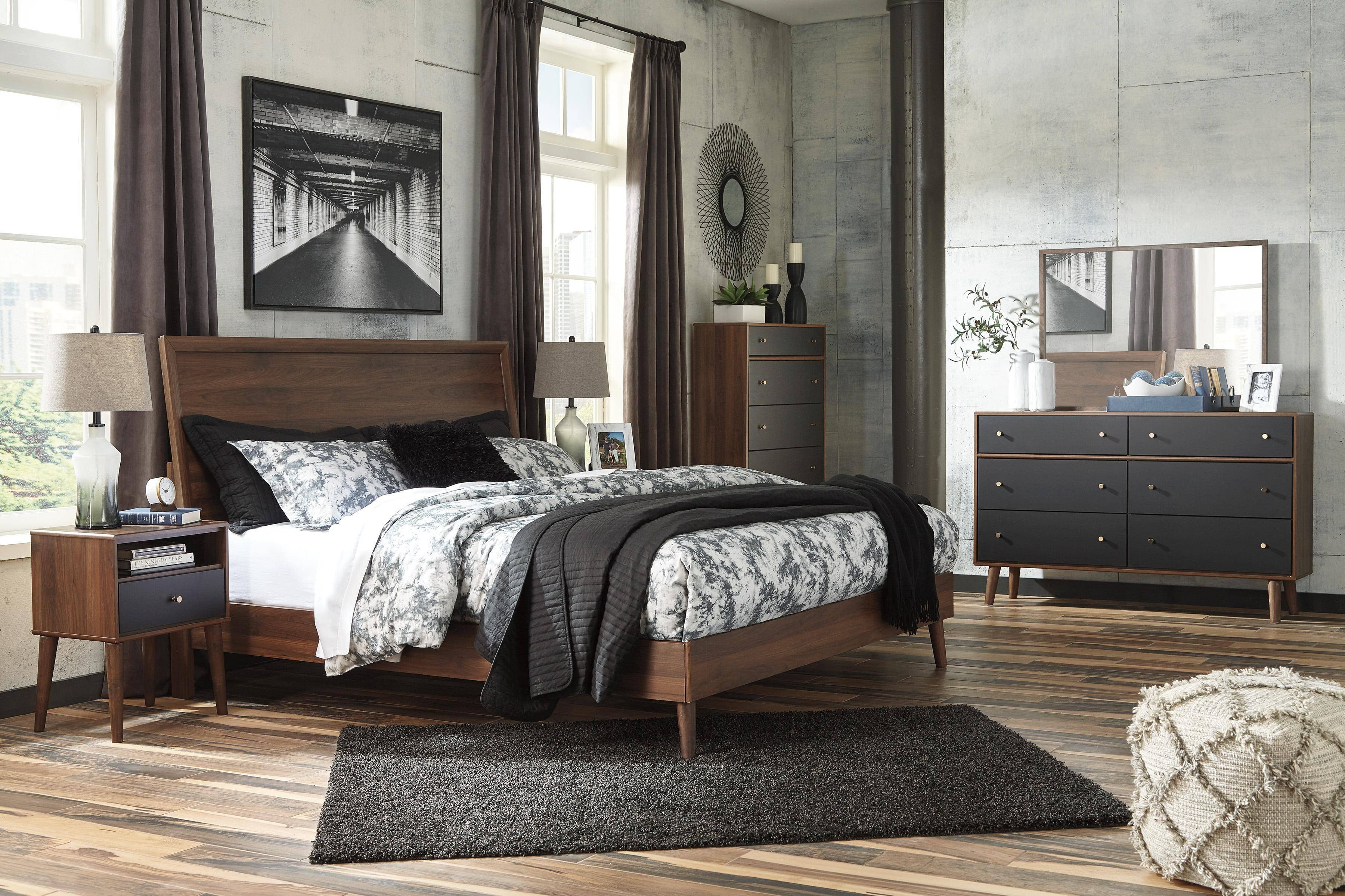ashley black furniture and white bedroom set