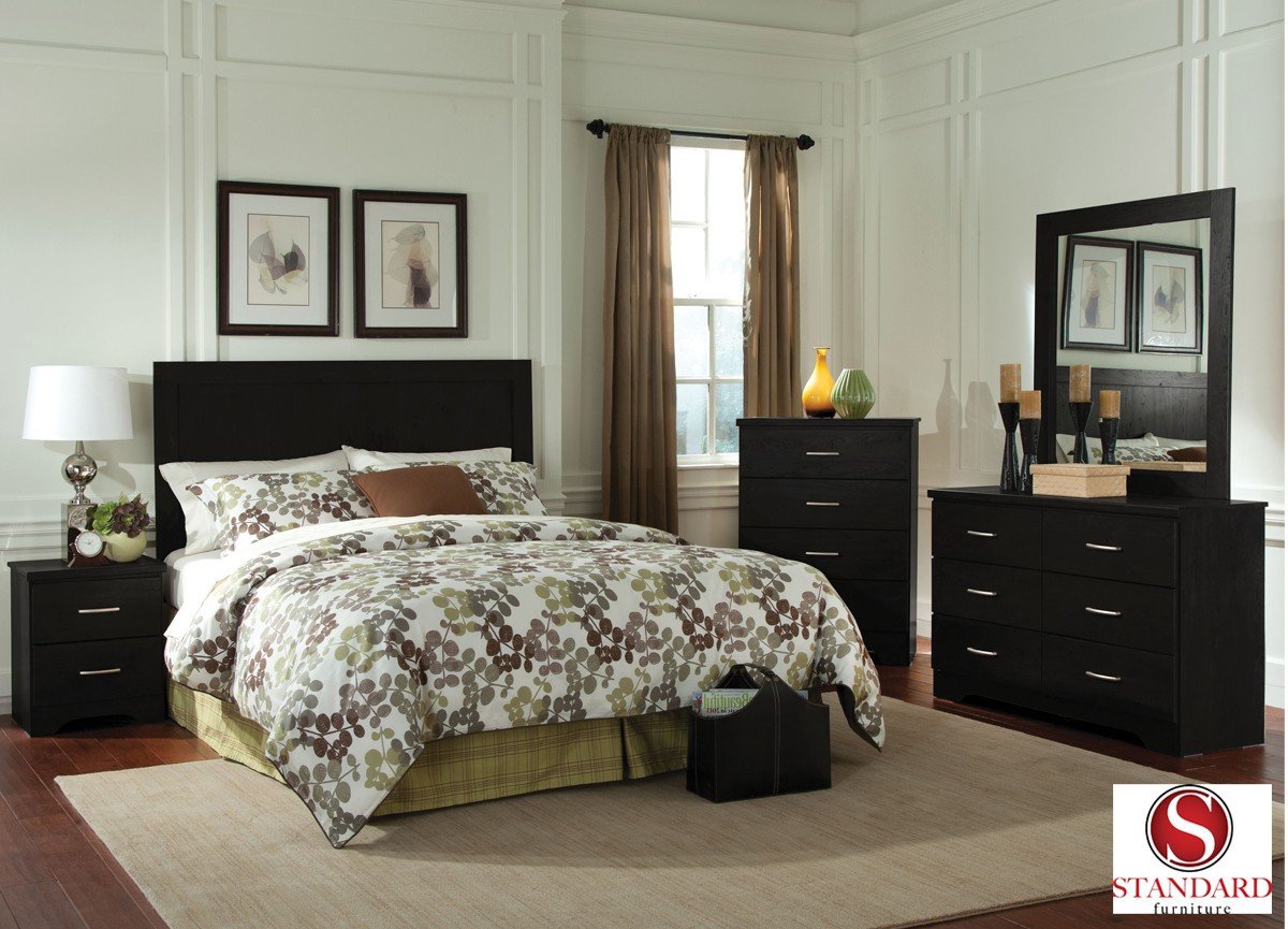 contemporary bedroom set at bob's discount furniture