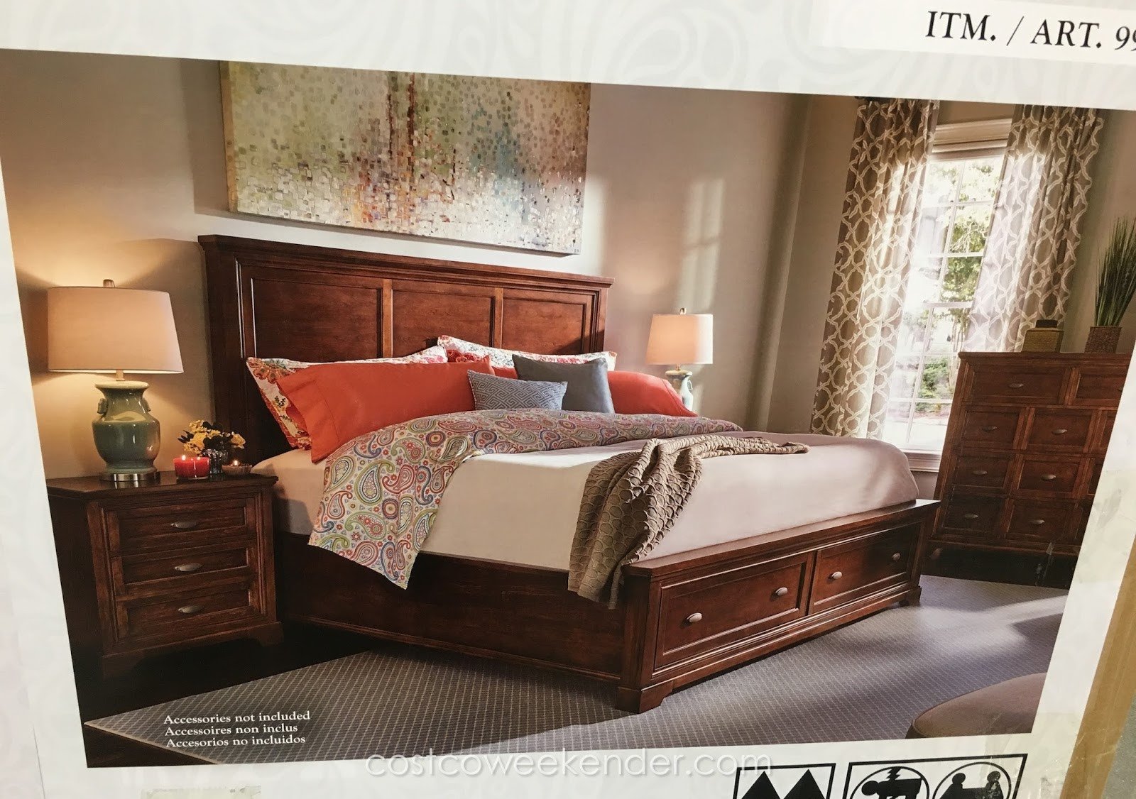 universal furniture avery bedroom collection costco