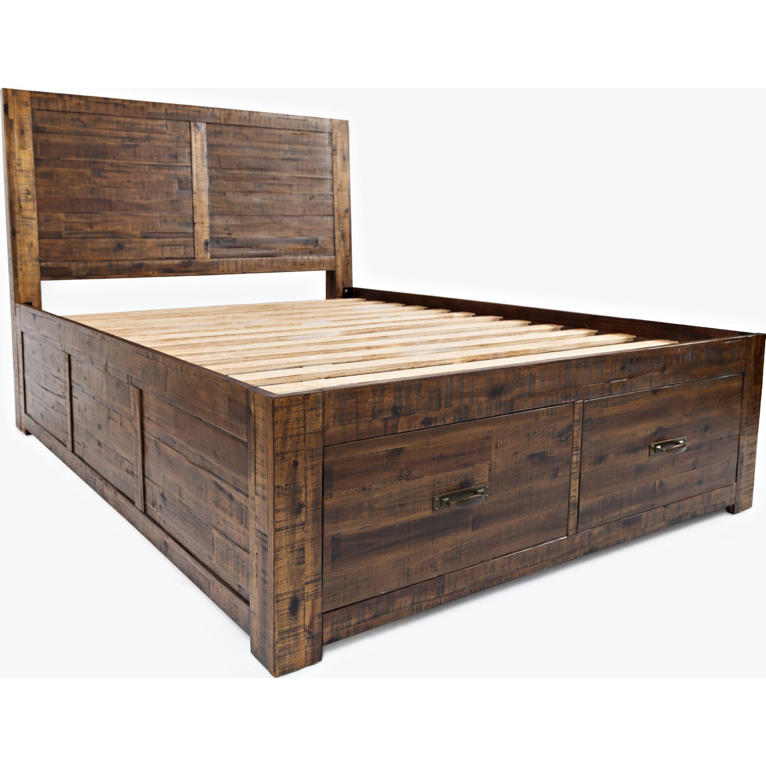 Distressed Wood Bedroom Furniture Best Of Jofran sonoma Creek Queen Storage Bed Distressed Finish In
