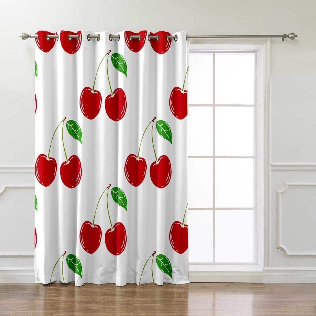 Short Curtains for Bedroom Windows New 2019 Cherry Room Curtains Window Bedroom Kitchen Fabric Indoor Decor Swag Window Treatment Ideas Curtain Panels From Hibooth $22 13
