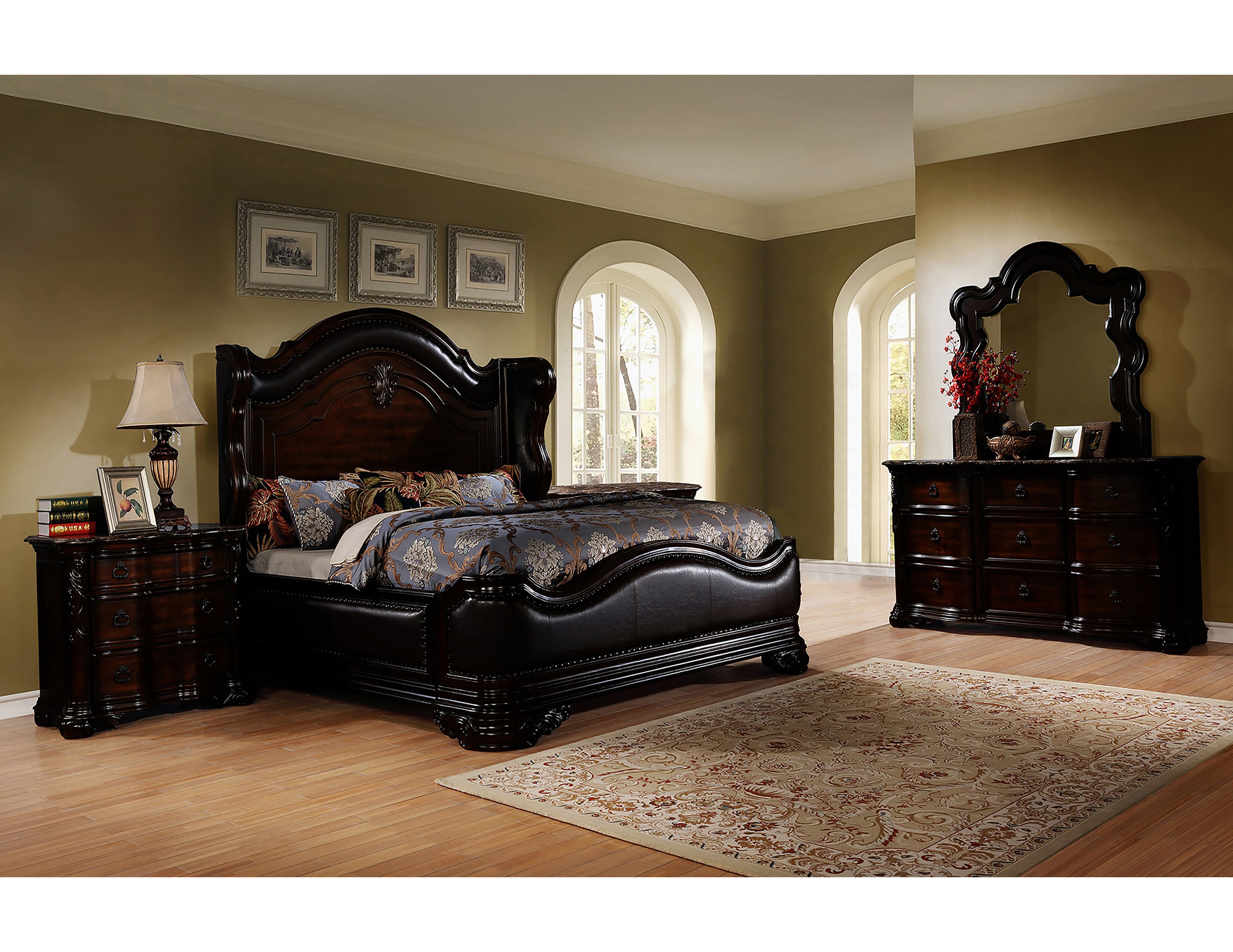 elegant solid wood bedroom furniture