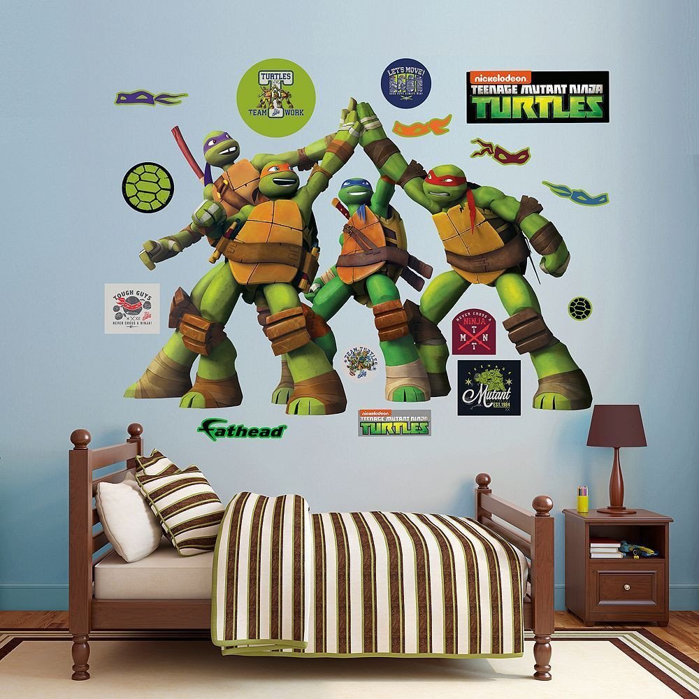 Teenage Mutant Ninja Turtles Bedroom Set Luxury Teenage Mutant Ninja Turtles High Five Wall Decals by