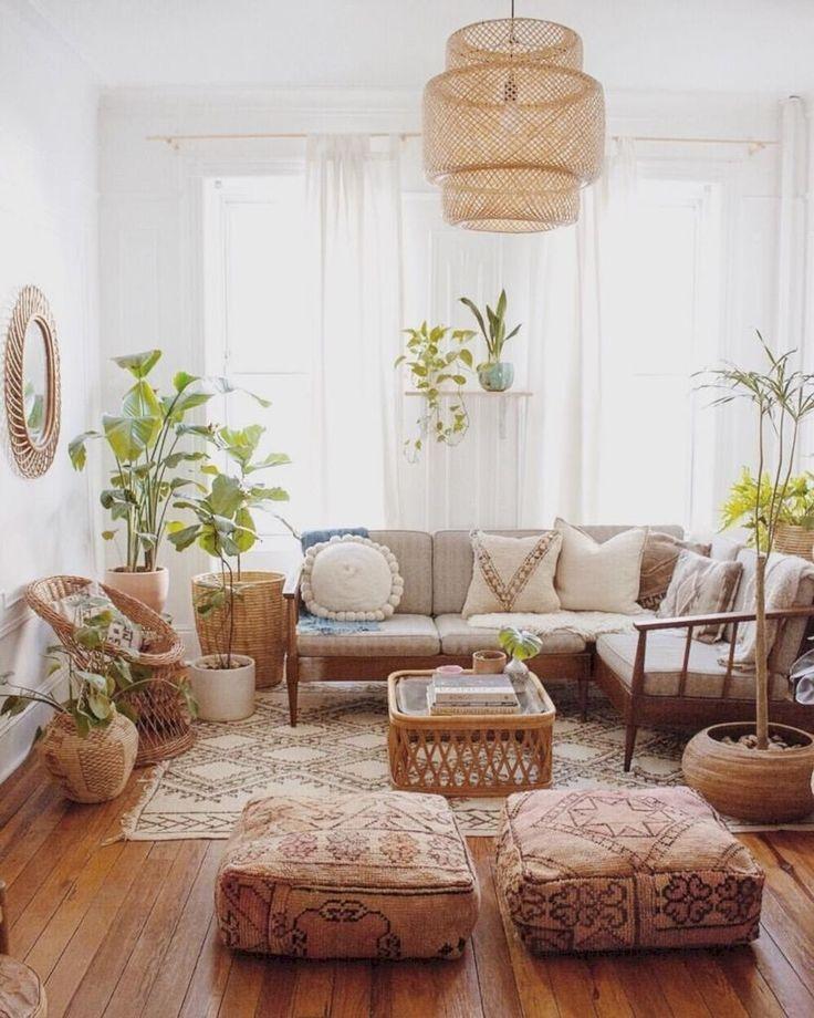 Boho Japanese Living Room Black