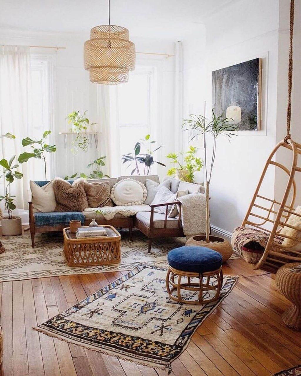 Boho Japanese Living Room Glass