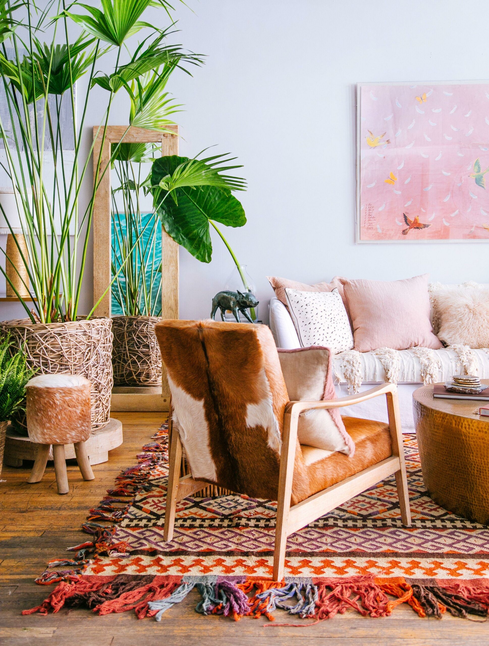 Boho Japanese Living Room Home